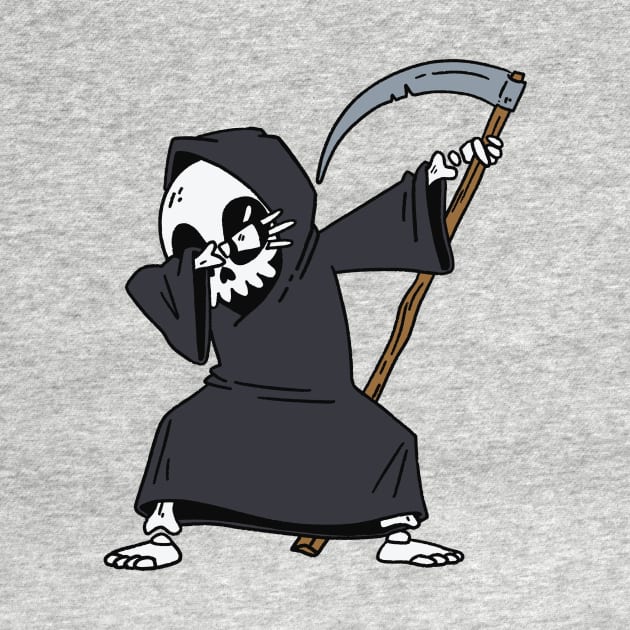 Funny Dabbing Grim Reaper by SLAG_Creative
